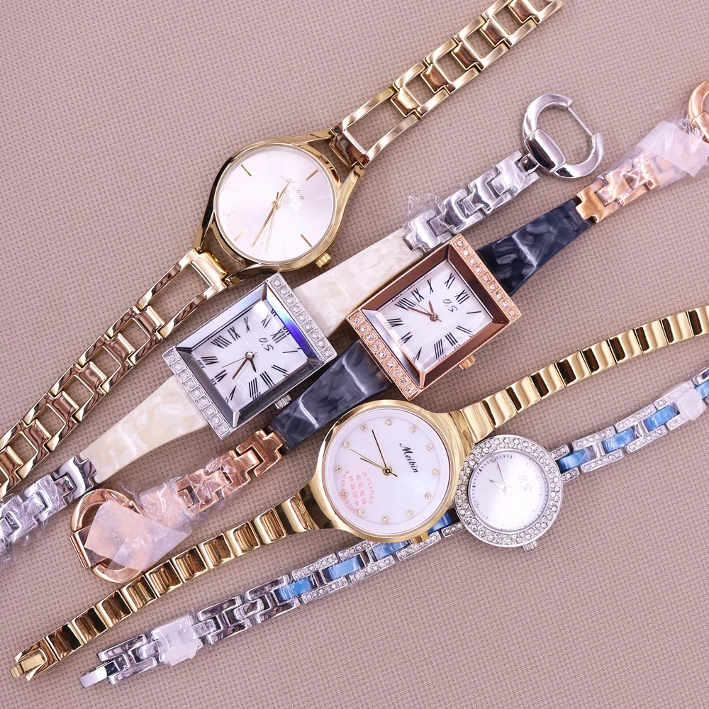 

SALE!!! Old Type X-cer O.S Crystal Rhinestones Lady Women's Watch Japan Mov't Hours Metal Ceramic Girl's Gift No Box