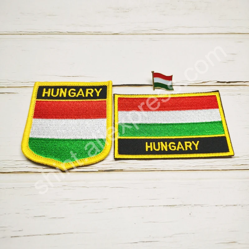 Hawaje Flaga narodowa Naszywki Haft Odznaka Tarcza i kwadratowy kształt Szpilka Jeden zestaw na tkaninie Opaska na ramię Dekoracja plecaka