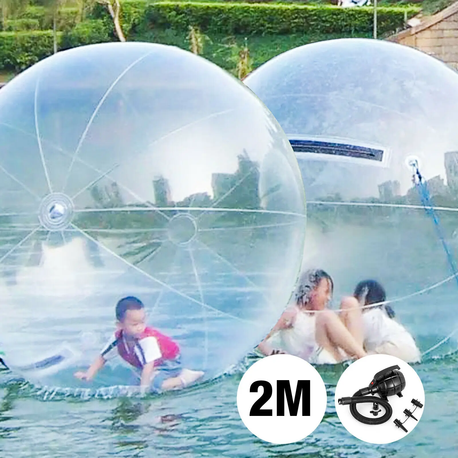 Fedex/DHL/TNT/UPS Versand Beliebte Wasser Zu Fuß Ball PVC Aufblasbare Zorb Ball Tanzen Ball Sport wasser Ball 2m