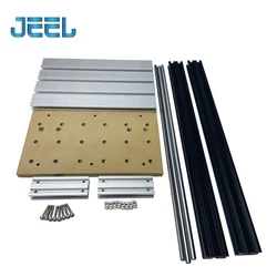 Kit de extensión de eje Y CNC 3018, ranura en T 3040, extensión de mesa de MDF de aluminio, tablero de Spoilboard de aluminio Compatible con CNC 3018pro