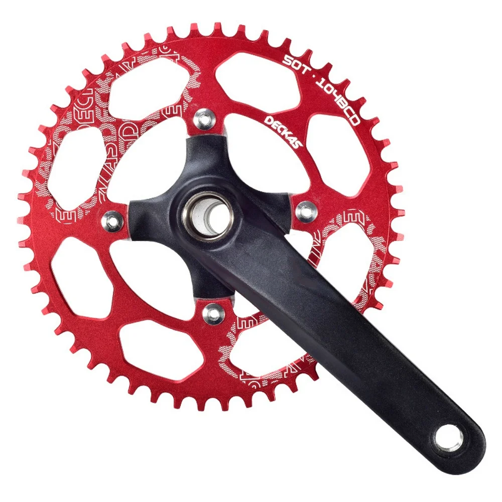 Oval / Round 104 BCD Chainring (Narrow Wide) | 40T to 52T | Fits 8-12 Speed MTB Crankset | Aluminum Alloy