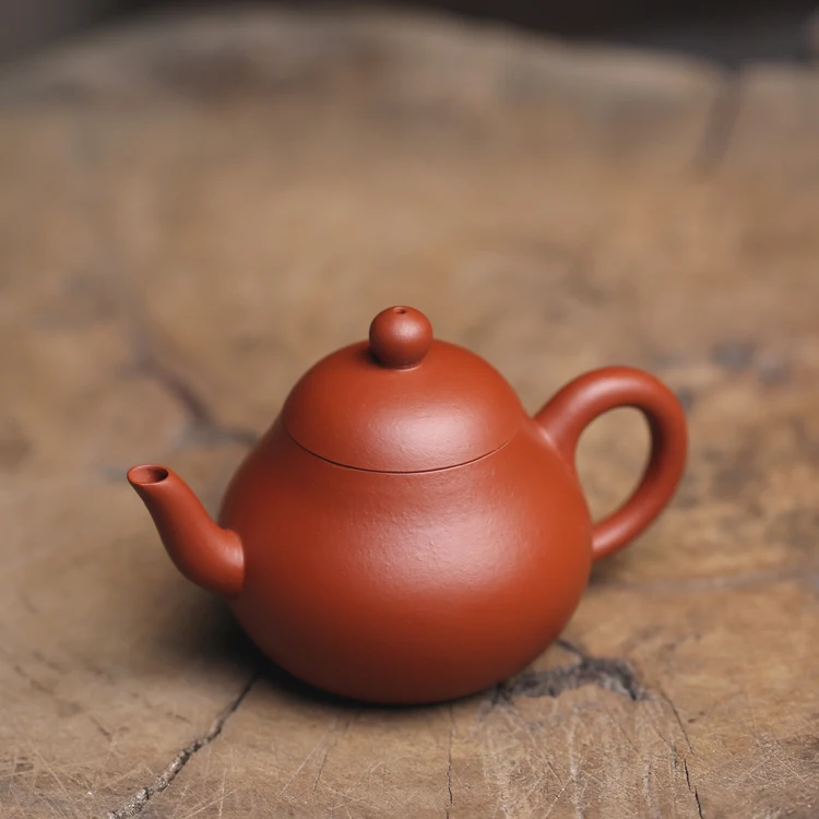 |Mengchen pear style small teapot classic Tan Yun Gongfu teapot small teapot mesh hole Yixing Zisha Zhuni home