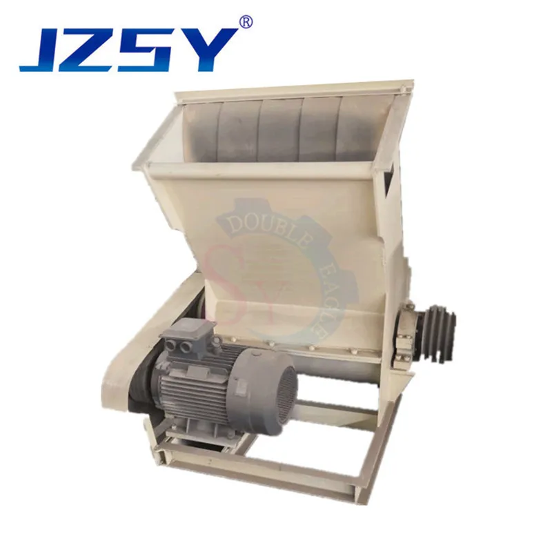 Industrial automatic custom waste wood pallets coarse crusher breaker nail removing shredder/old wooden stock shredding machine