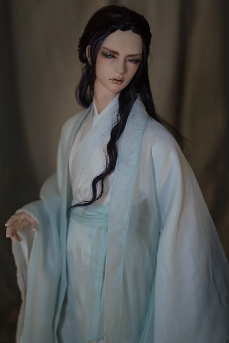 1/4 1/3 acessórios de roupas bjd traje antigo chinês hanfu vestido samurai roupa para bjd/sd id72 tio forte 80cm boneca a0741