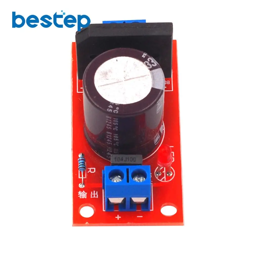 Rectifier Filter Power Board 3A 8A Rectifier with Red LED Indicator AC Single Power to DC Single Source Board