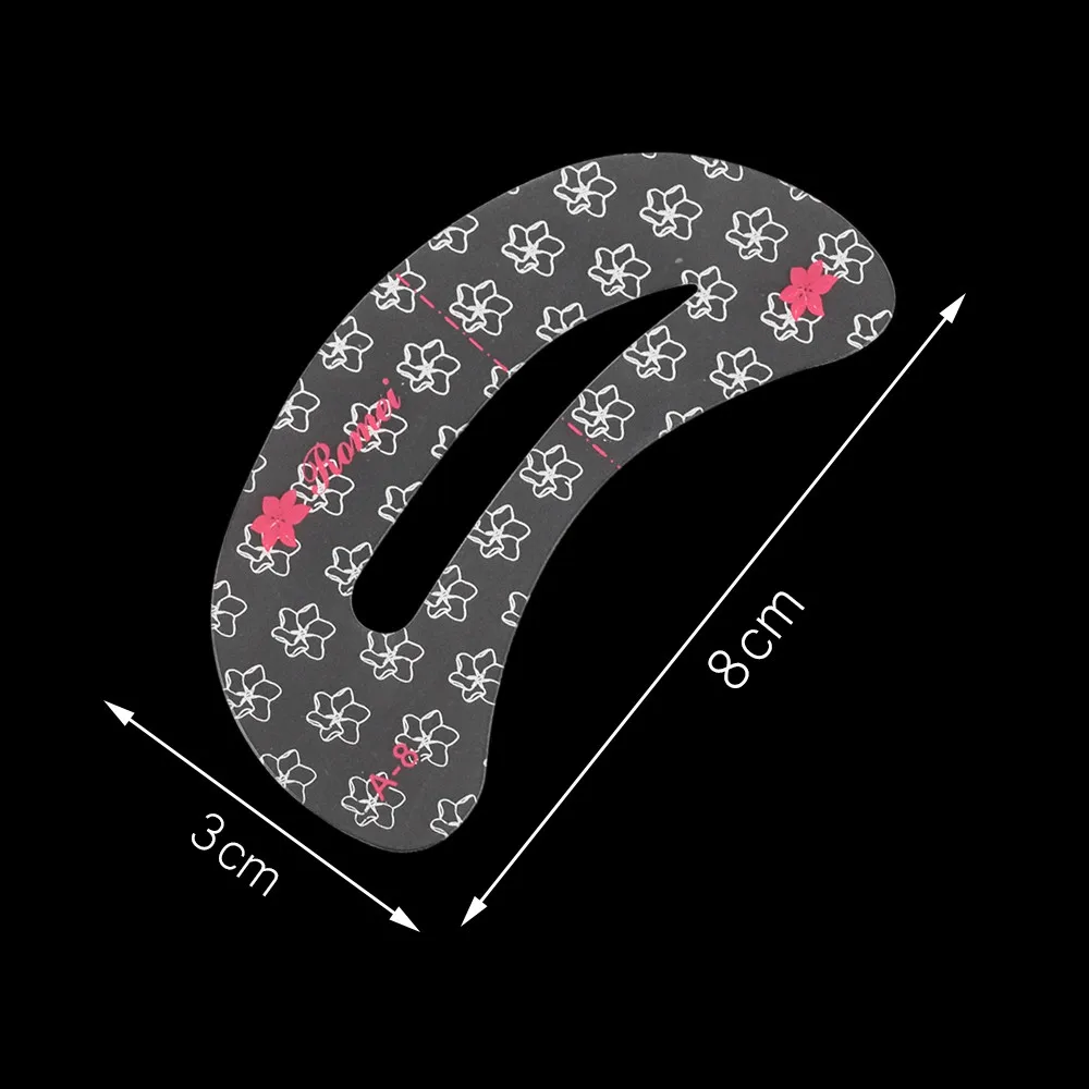 Molde de sobrancelha para sobrancelha, 9 peças, 9 estilos, delineador, modelos, modelador, ferramenta, acessórios de cosméticos
