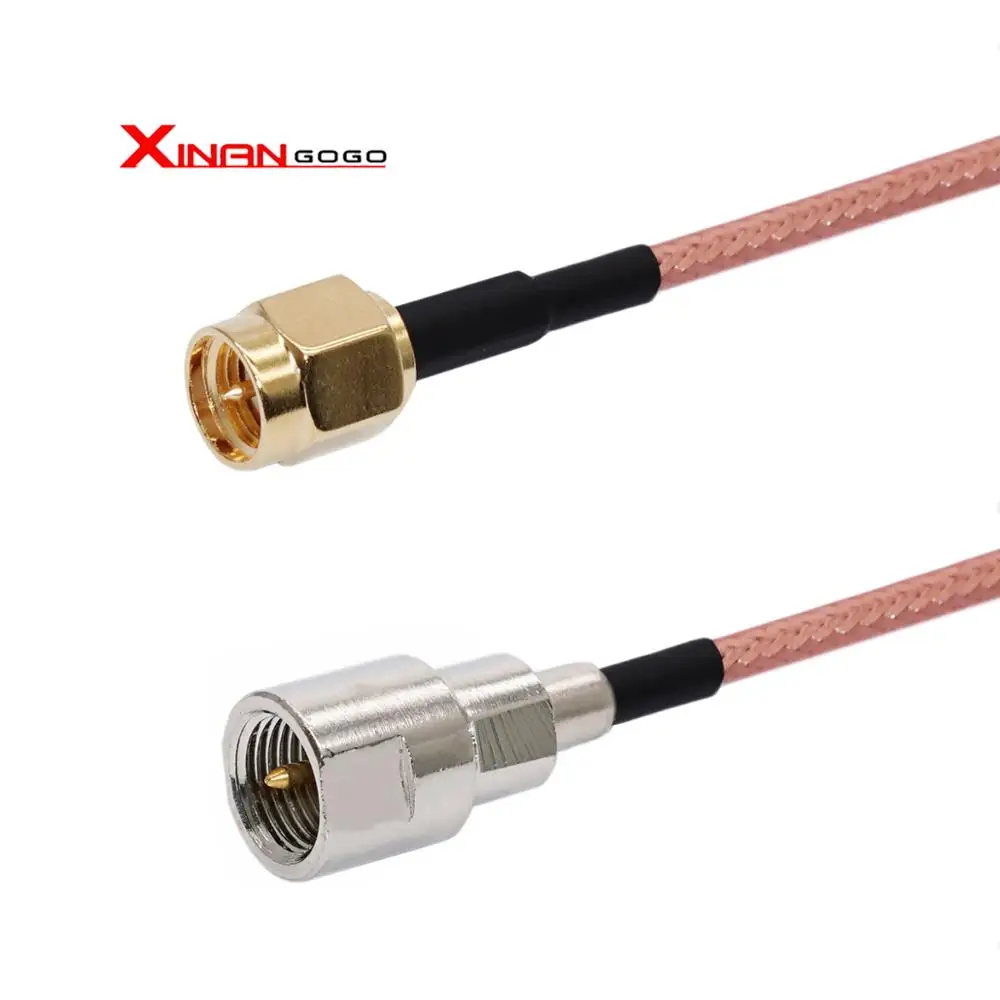 

RF Coaxial adapter SMA malet to FME male with RG316 cable 15cm Length