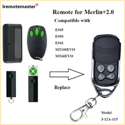 For Merlin +2.0 E945 E950 E943 Garage Door Remote Control Opener 433.92mhz rolling code remote replacement