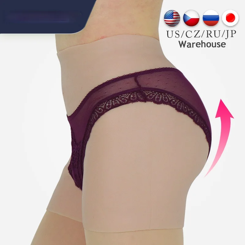 Padded Hip Enhancer Silicone Panties Fake Ass Rich Buttocks Vagina Buttocks Soft Underwear Male To Female Crossdresser