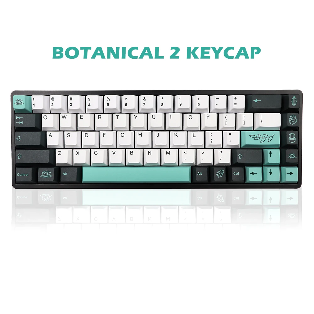 GMK-KEY Botanical 2 Keycap Cherry Profile Dye Subbed Keycaps สำหรับ DZ60 GK61 71 84 96 108แป้นพิมพ์ K70 G710 + หมวก