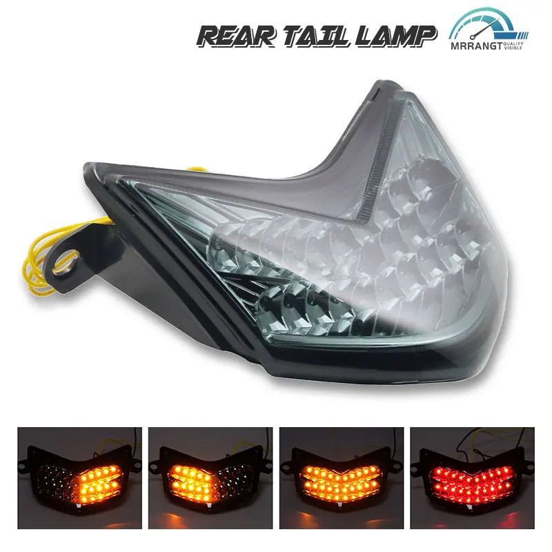 Integrated LED Rear Tail Light For Kawasaki Ninja ZX-10R ZX10R 2006-2007 ZX-6R ZX6R Z750S 2005-2006