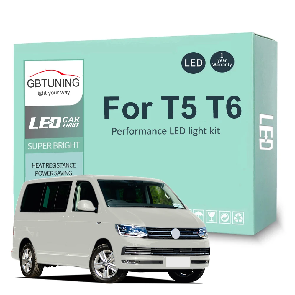Kit de lâmpada led interior para volkswagen vw touareg 7l 7p touran caravelle multivan t4 5 6 caddy 3 4 sharan 7m 7n lâmpada do carro