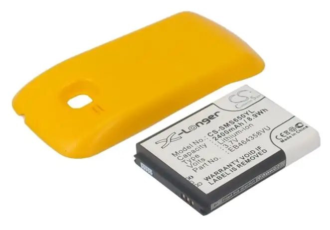 كاميرون الصينية 2400mah بطارية لسامسونج غالاكسي البسيطة 2 GT-S6500 S6500D S6500L S6500T EB464358VU EB464358VUBSTD