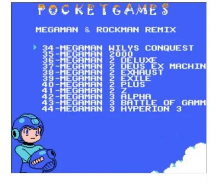 สำหรับMegaMan1-6 RockMan1-6 73in1-NTSC & PALเกม 60 Pinsสีเหลืองเกม