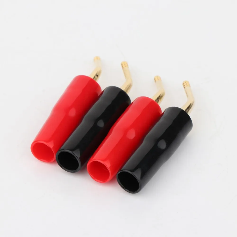 8 Stuks Preffair Ba1458 Vergulde 2Mm Bananenstekker Versterker Luidsprekerkabel Draad Pin Plug Connector