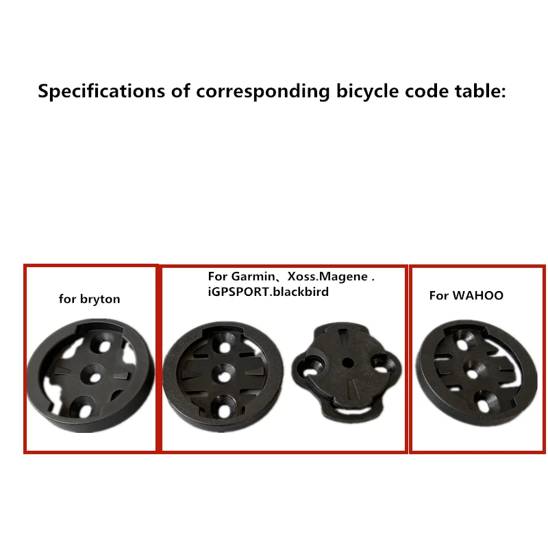 The fixed dial of  code meter bracket is suitable for igpsort / Garmin / Bryton / wahoo repair accessories base