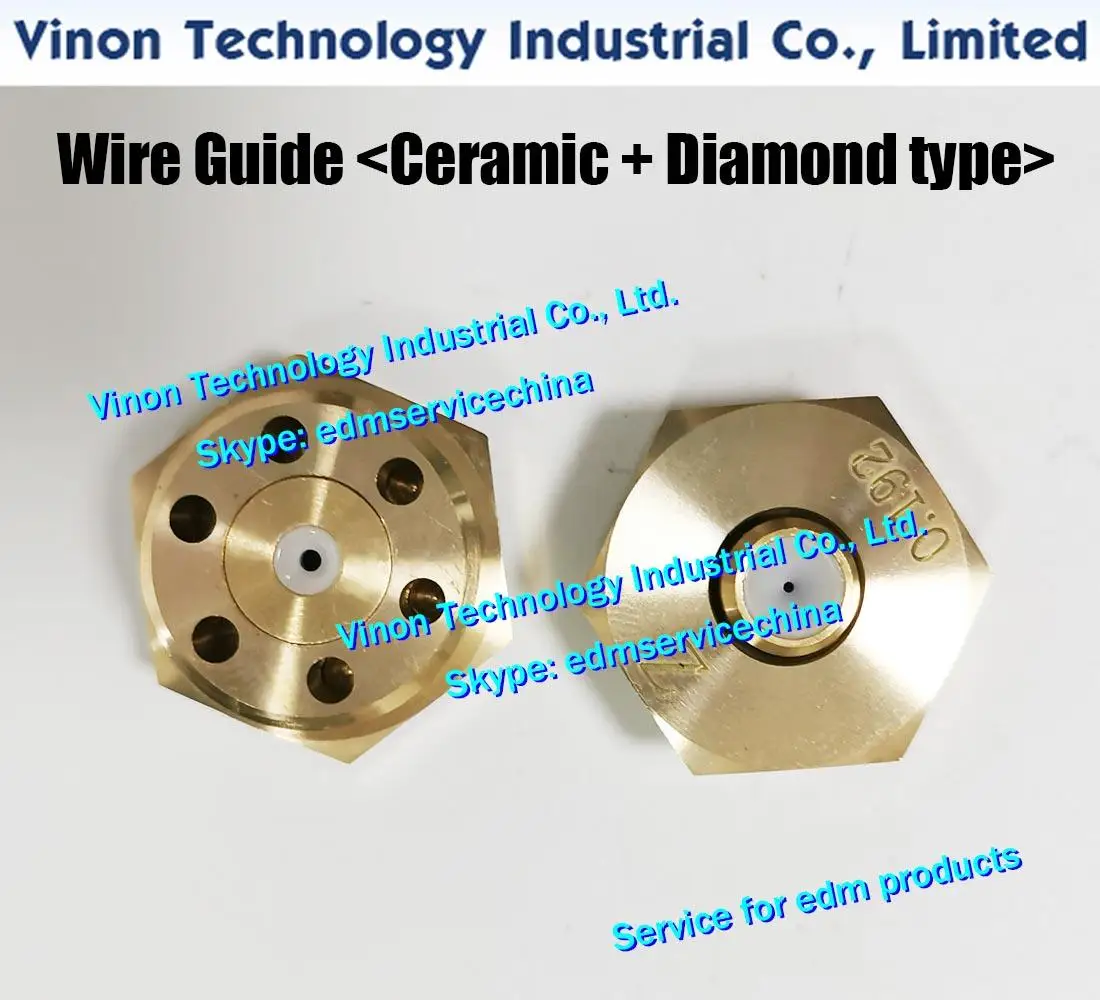 Imagem -04 - Edm Parte o Guia do Fio do Diamante do Molibdênio Cerâmico Mais tipo do Diamante Usado para Máquinas do Fio-corte da Velocidade Média de Ruijun Ø0.195 mm