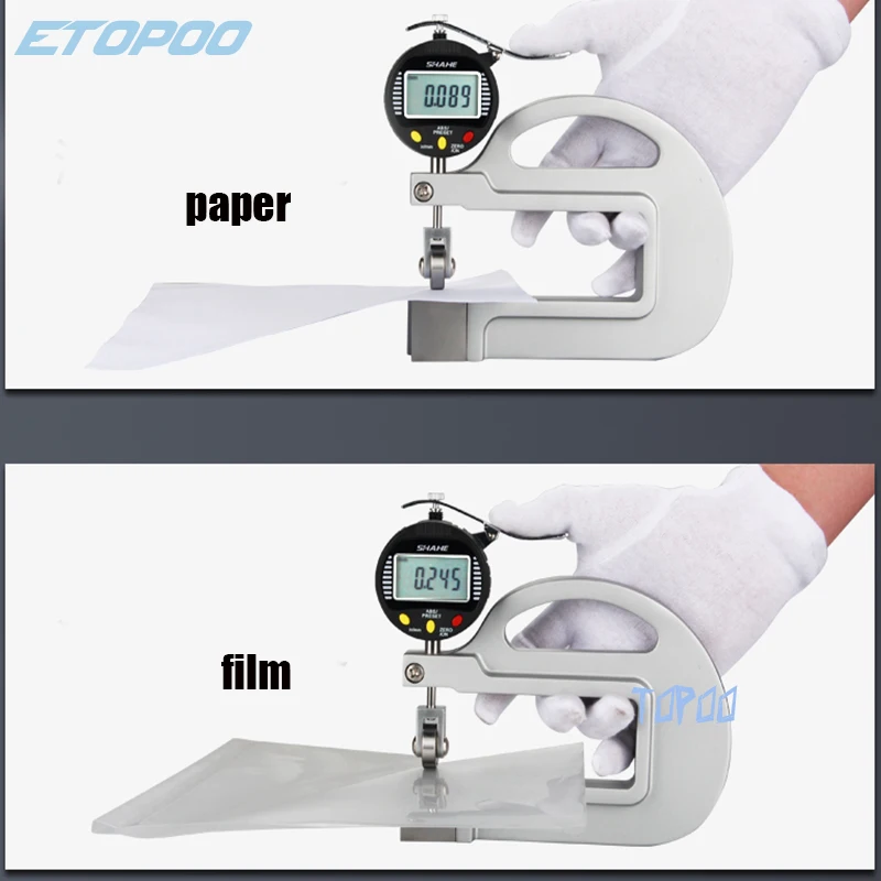 Imagem -06 - Calibre da Espessura do Mícron de Digitas com a Ferramenta de Medição 0.001 mm da Inserção do Rolo Atualizou Pode Trabalhar com Computador o