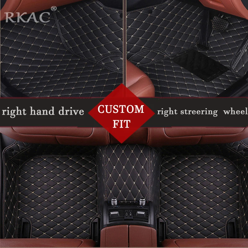 Customized right hand drive car floor mats for Mercedes Benz S class Maybach W220 W221 W222 V222 S63 S65 AMG carpets rugs