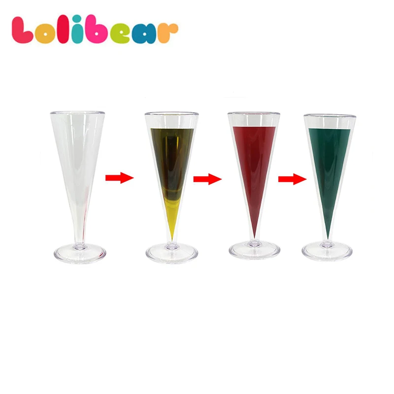 Chameleon Champagne Magic Tricks Stage Magia Glass Color Change Magie Mentalism Illusion Gimmick Props Accessories Bar Party