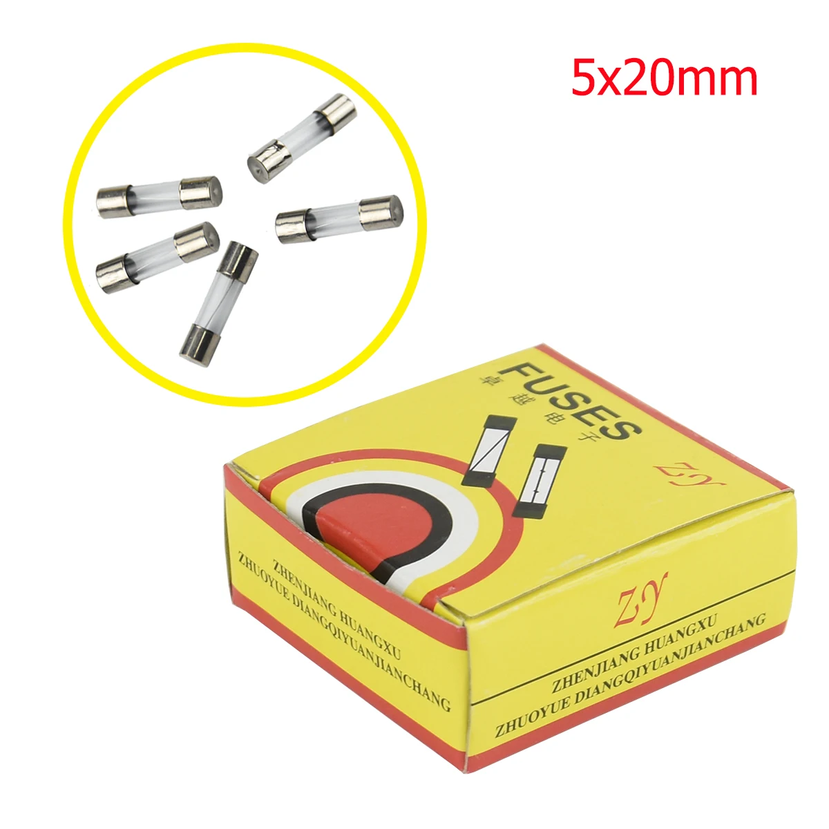 100PCS 5x20mm Fast Quick Blow Glass Tube Fuse  Fast Blow Glass Fuses 0.2A 0.5A 1A 2A 3A 5A 6A 8A 10A 12A 15A 20A/250V 5*20 mm