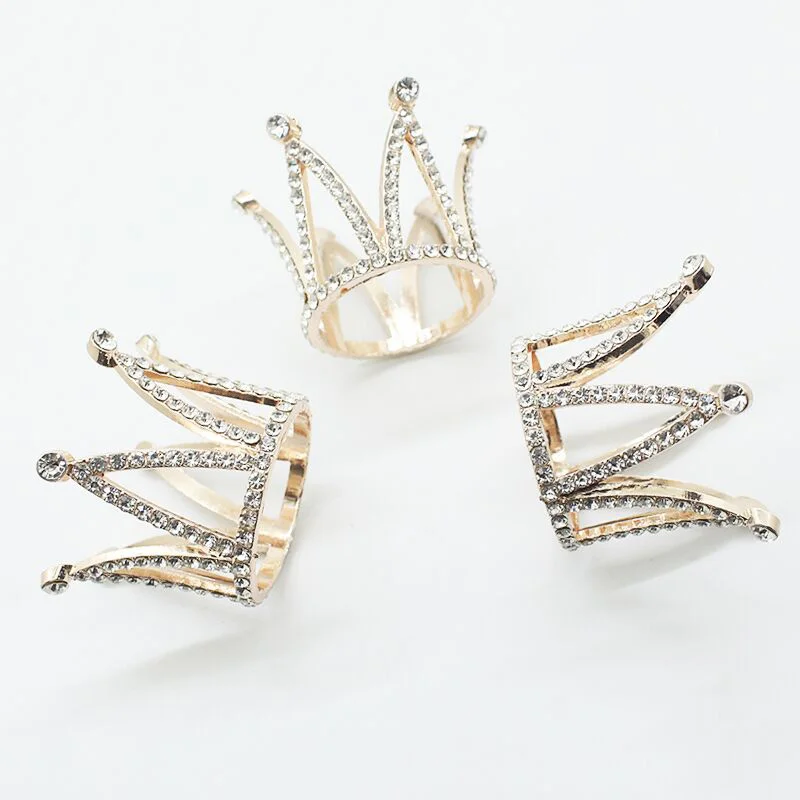 3Pc Mini Crown Crystal Decoratieve Accessoires Diy Kleding Naaibenodigdheden Versiering Bruiloft Accessiories Haar Sieraden