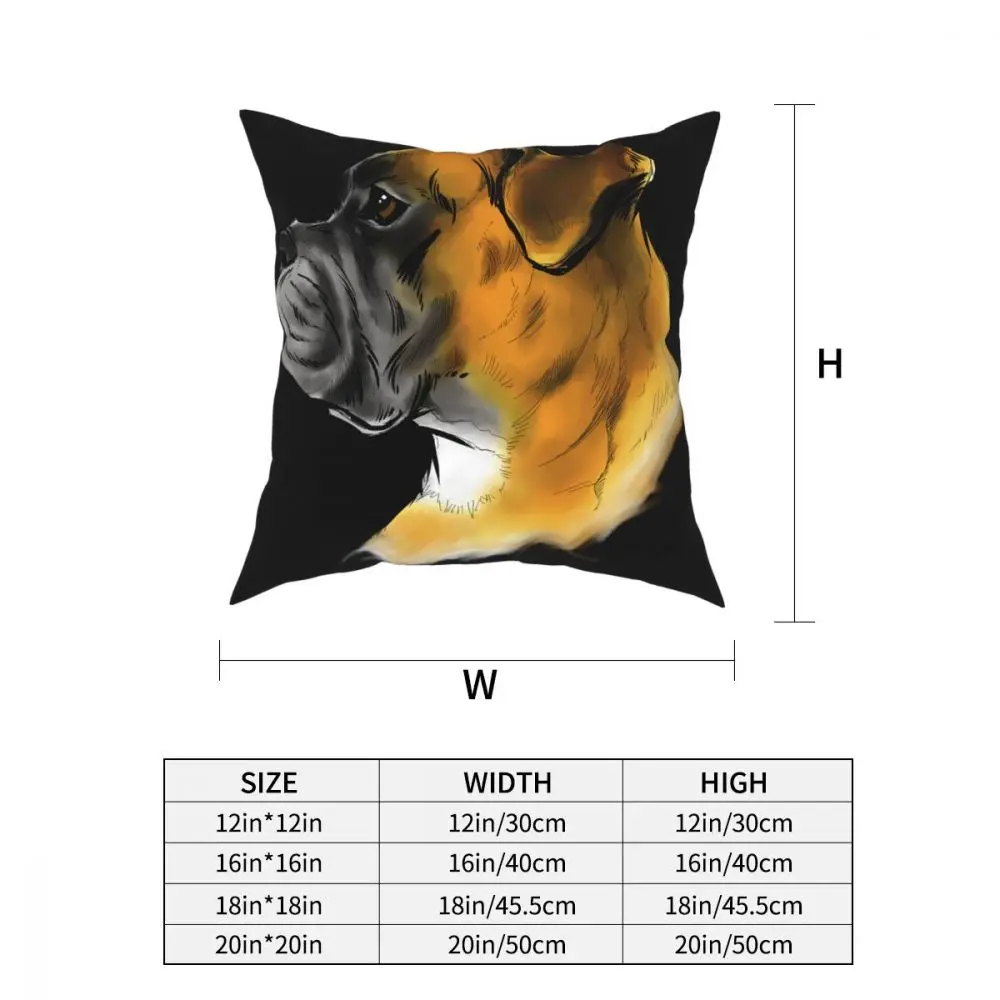 Dog Boxer Throw Pillow Cover Cushions for Sofa 45*45cm Cushion Covers