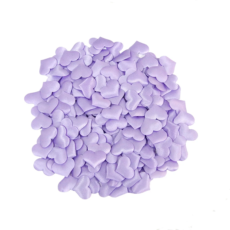 200Pcs Sponge Satin Fabric Heart-shaped Petal Wedding Confetti DIY Romantic Love  Valentine\'s Day Festival Decoration.