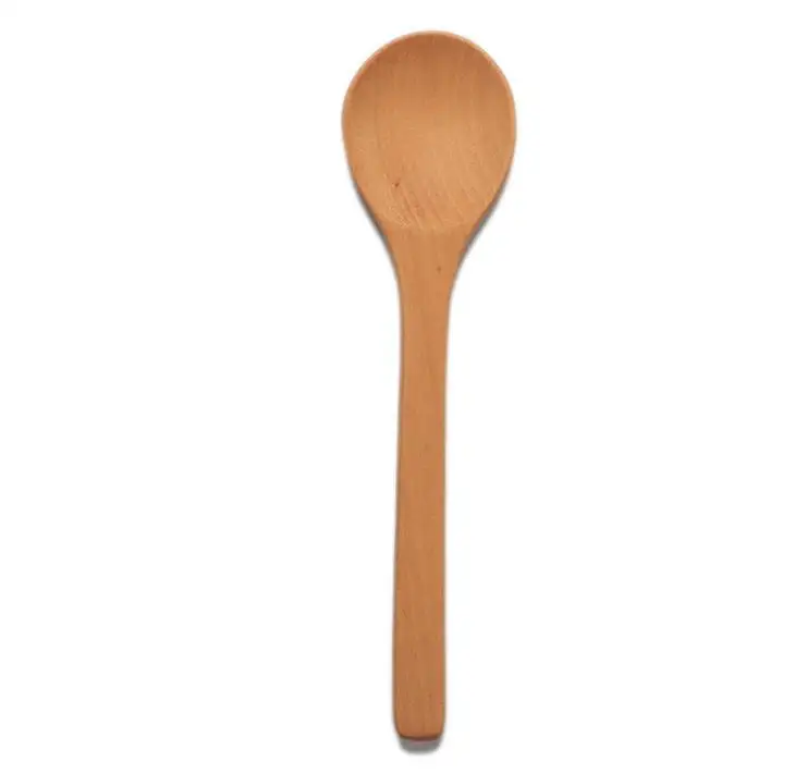 1000pcs 17*4cm Small Wooden Spoons Natural Eeo-Friendly Mini Honey Spoons Kitchen Mini Coffee Teaspoon Kids Ice Cream Scoop SN