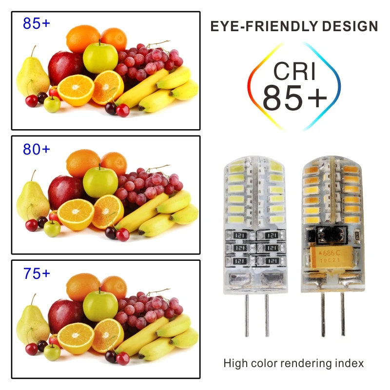 G4 LED Lâmpada de Halogéneo, AC, DC, 12V, 220V, 1W, 2W, 3W, 4W, 5W, 360 graus, holofotes, iluminação do candelabro, lote 10pcs