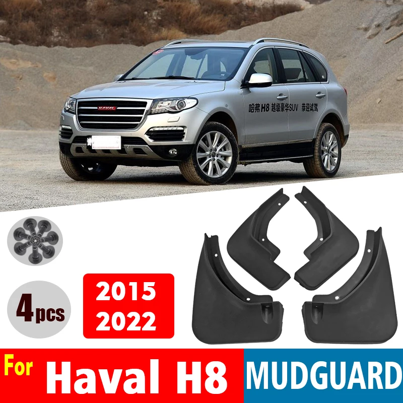 

FOR Haval H8 2015-2022 Mudflaps Fender Mud Flap Guard Splash Mudguards Car Accessorie Auto Styline Mudguard Front Rear 4pcs