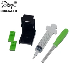 BOMA.LTD Ink Refill Cartridge Clip Rubber Pads Syringe Tool Kit Clamp For HP 310 311 315 316 318 319 410 411 412 415 416 418 419