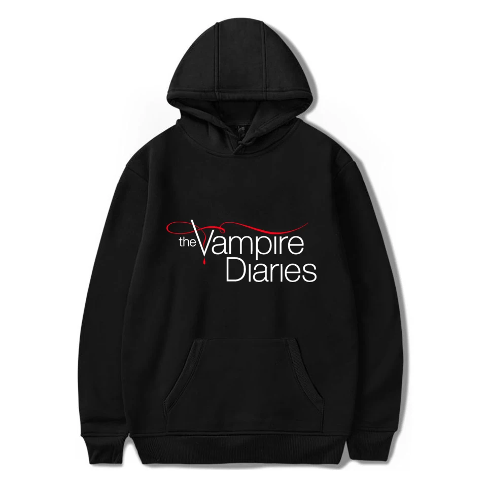 

The Vampire Diaries Hoodies women/mens Long Sleeve hodies Pullovers Sweatshirts hoodie Women Men Casual hooded clothes unisex