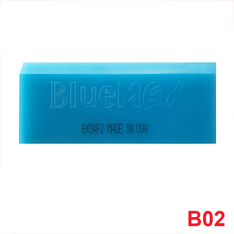 BLUEMAX-Raclette en caoutchouc pour vitres de voiture, outils de teinte, lame de rechange, vinyle automatique, outil de film rond, ménage, voiture,