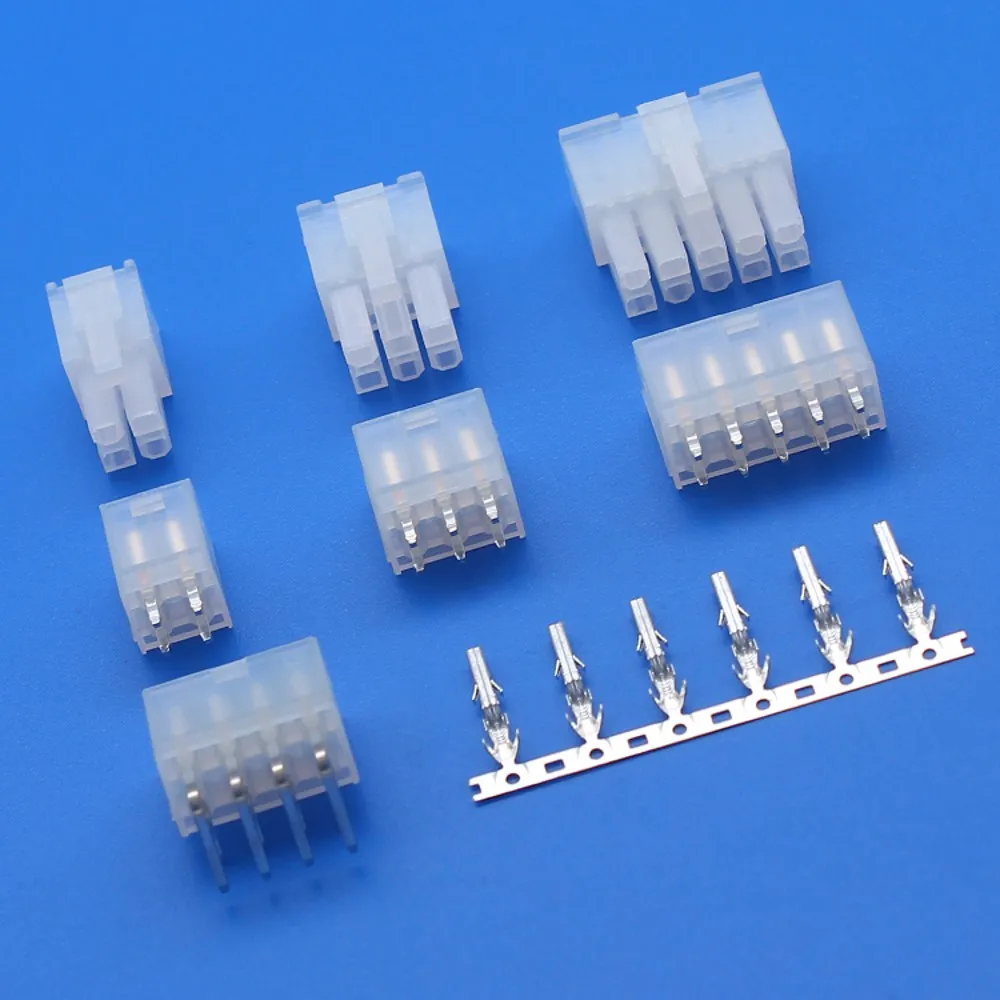 100 Stück EPS ATX PCIE 4,2mm Rastermaß Stecker/Buchse 5557 5559 5569 Gehäuse Wafers 2-reihiger Anschluss/gerade/rechtwinklig für Leiterplatten – Detail 4