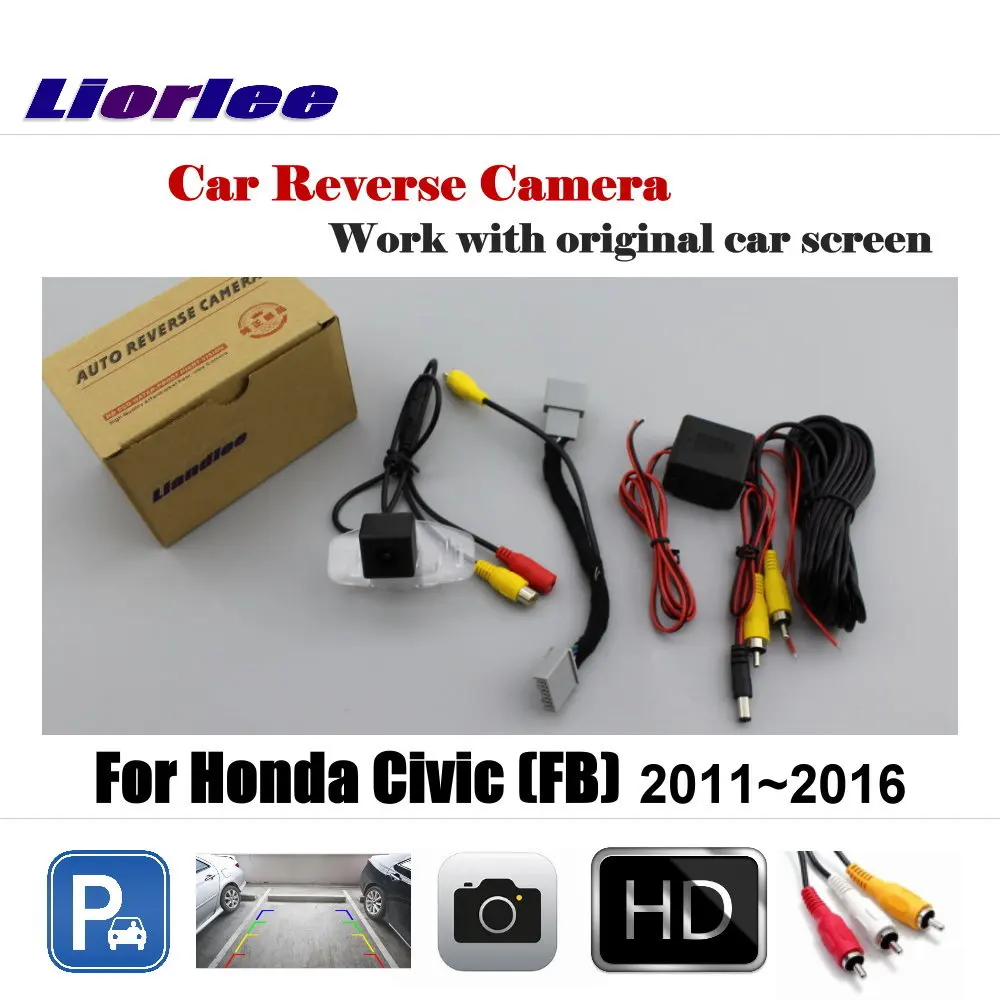 

For Honda Civic (FB) 2011-2016 Original Display Reverse Image Car Rearview Parking Camera HD CCD Rear View Back CAM Accessories