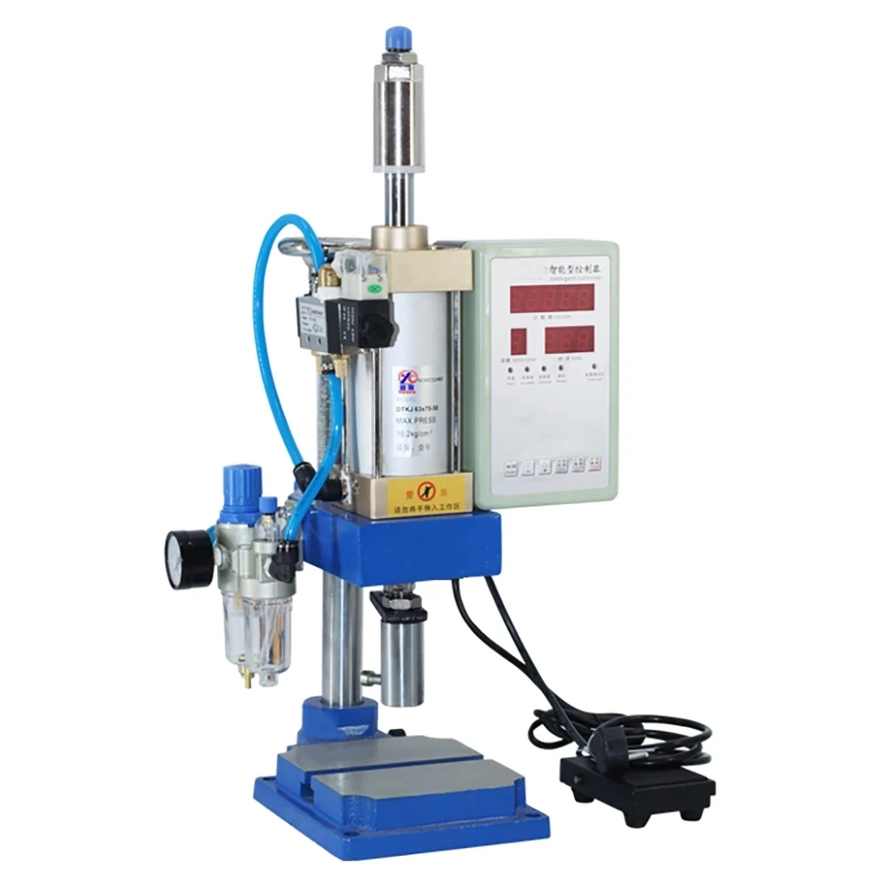 Pneumatic Punching Machine 200kg Single Column 63 Type Bench Press Small Gas Spleen High Precision Riveting Machine