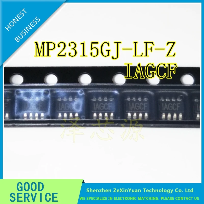 5PCS MP2315GJ-LF-Z MP2315 IAGCF IAGCE IAGCD MPS SOT23-8