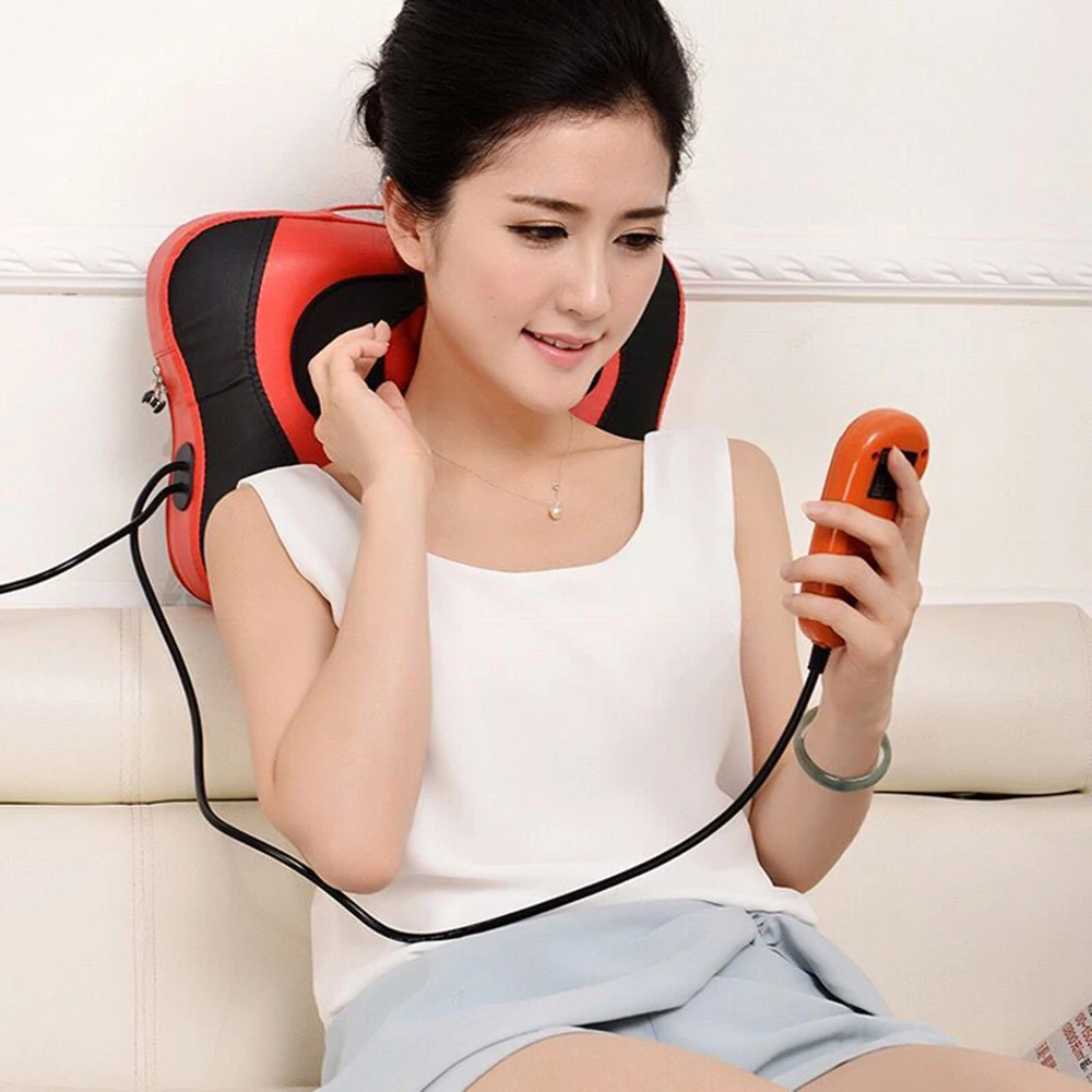 

Massage pillow back neck massage cushion neck shoulder waist multi-purpose household heating body massager