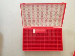 Red  Collecting Box for Car Folding Flip Key Blade 144 Blocks key Blade Storage Box