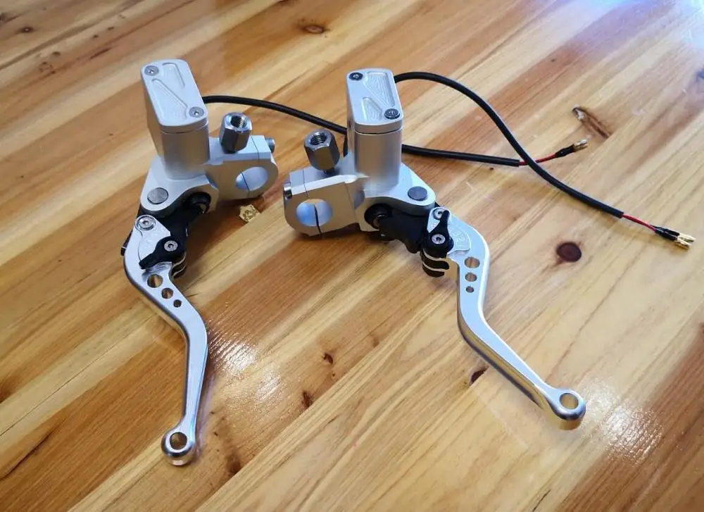 Adelin PX6 Polished Brake Clutch Pump Lever Hydraulic Master Cylinder Silever PX6
