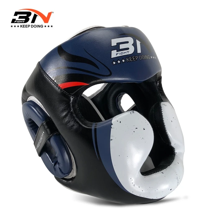 BNPRO Peking Opera Muay Thai MMA Boxing Helmet Kids Adults Grappling Martial Arts Headgear Protector Wushu Training Equipment