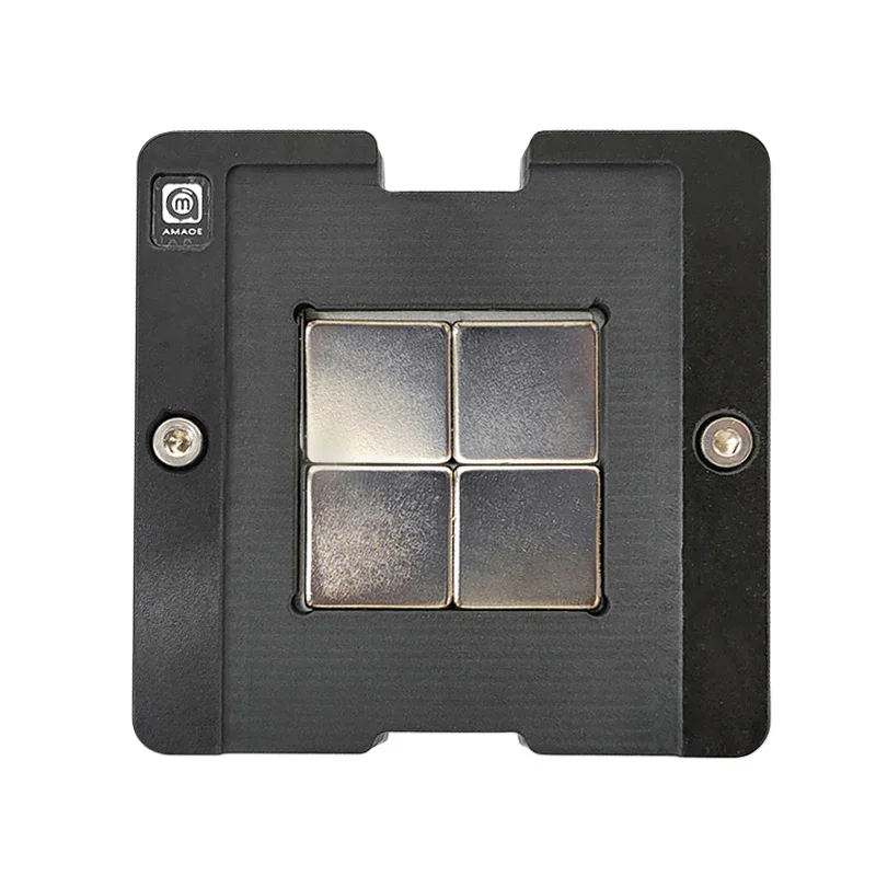 AMAOE-South Bridge CPU IC BGA Reballing Stencil Kit, Rede De Planta De Estanho Com Base Magnética, 8ª Geração, AMAOE
