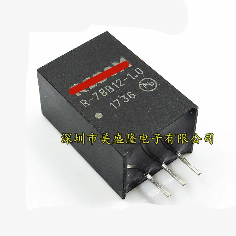

5pcs New original R-78B12-1.0 DC/DC 1.0 AMP SIP3 Single Output power module