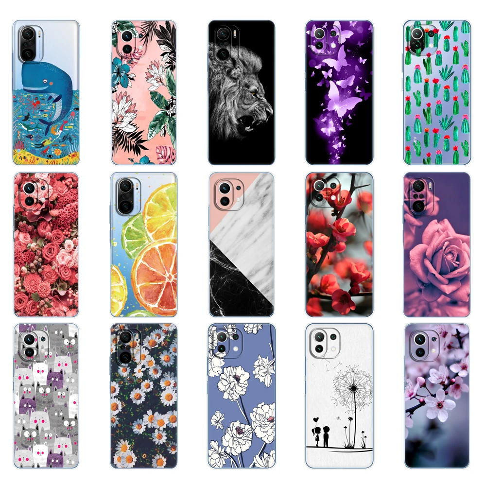 For xiaomi Mi 11 / Mi 11 Lite 5G NE 4G / Mi 11i / Mi 11 Ultra Case Back Phone Cover For xiaomi11 i Xiomi Mi11Lite Silicon Bumper