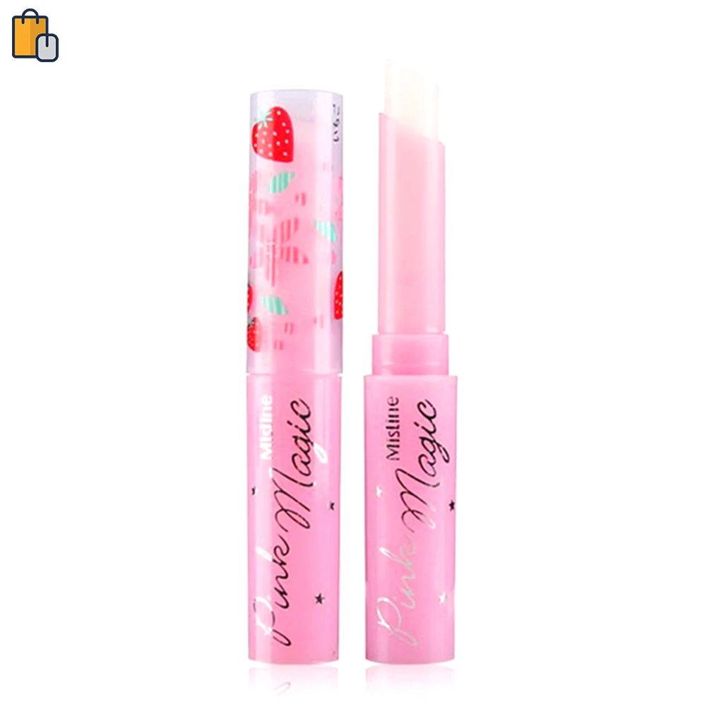 1PC Pink Baby Lips Nude Makeup Lipstick Matte Cosmetic Waterproof Jelly Lips Balm W09