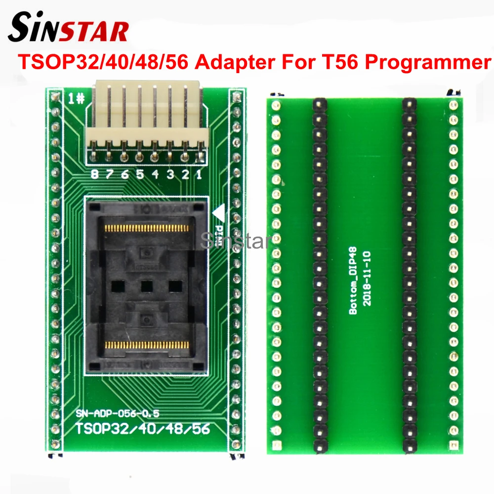 100% Original TSOP32/40/48/56 All In One ZIF adapter (SN-ADP-056-0.5) only for T56 programmer Free shipping