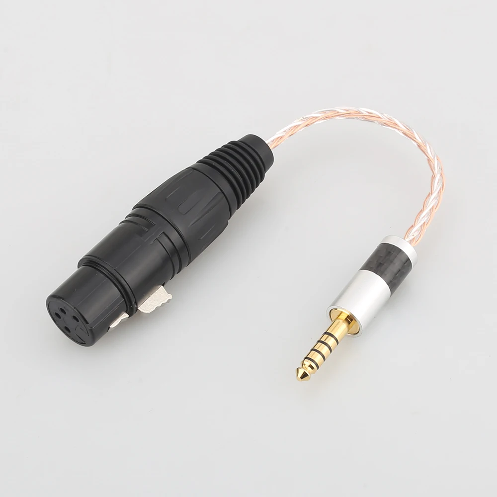 Audiocrast-كابل محول صوت XLR ، 4.4 مللي متر ، ذكر إلى 4 سنون ، اتصال متوازن TRS