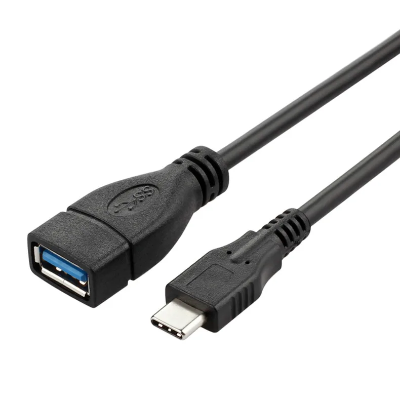Adaptador tipo C USB3.1 macho a USB3.0 hembra, Cable 3,1 OTG tipo c a AF USB3.0 USB-C a USB 3,0 OTG para Macbook, teléfono y tableta
