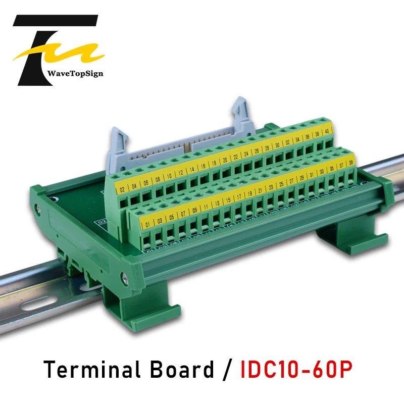 IDC10 IDC14 IDC16 IDC20 IDC26 Guide Rail Intallation  Terminal Board Turning terminal PLC conversion board Terminal